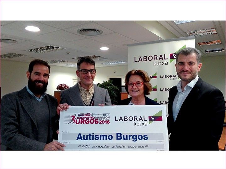El Maratón Burgos recauda 1.100€ para la detección del autismo en bebés