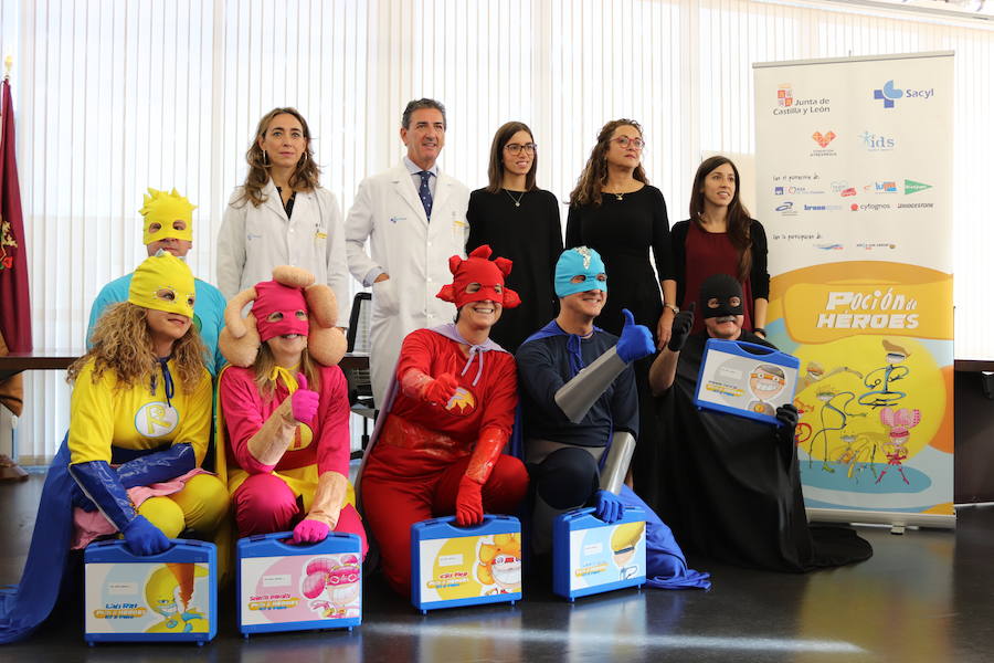 El proyecto 'Poción de Héroes' ha comenzado hoy en el Hospital de Burgos/CLR