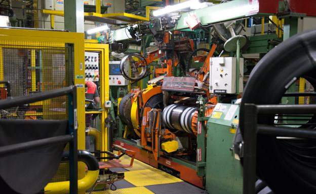 La industria manufacturera sigue tirando de la economía burgalesa./GIT