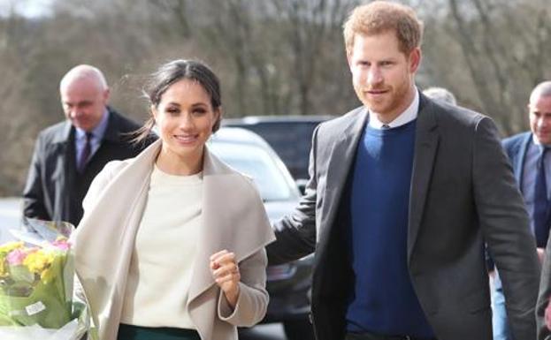 Meghan Markle y el príncipe Harry./