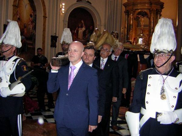 El alcalde asiste a la Semana Santa de Málaga