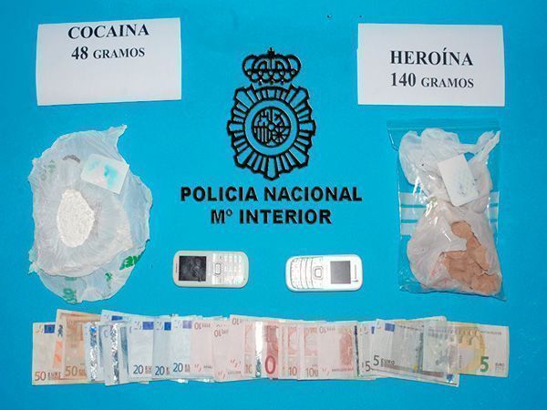 Desarticulan un punto de droga itinerante de la ciudad