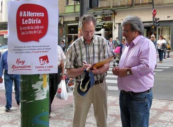 IU percibe el “hartazgo” ciudadano hacia las políticas de Herrera