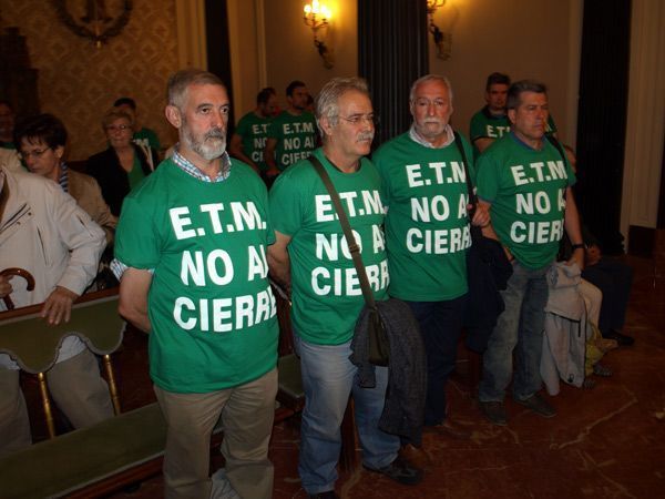 La Diputación sale en defensa de los trabajadores de ETM