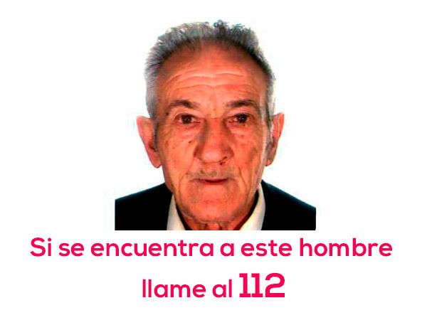 Un hombre de 82 años, desaparecido