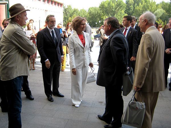 Doña Sofía asiste al Congreso de la UISPP