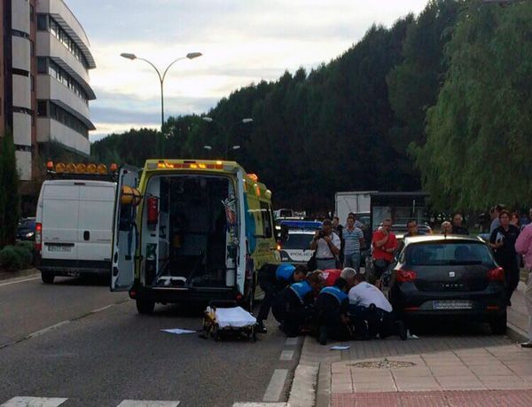 Atropellado un niño de 9 años en la avenida Castilla y León