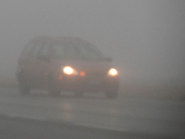 La niebla condiciona la circulación en las carreteras de la provincia