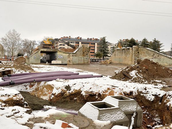 Comienzan los trabajos de demolición del puente de Bakimet