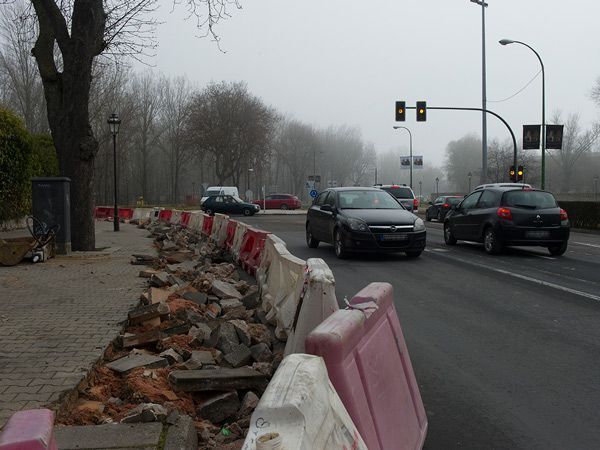 Comienzan las obras de la nueva rotonda de San Amaro