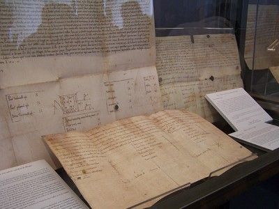 Documentos que pueden visitarse en la exposición. IAC