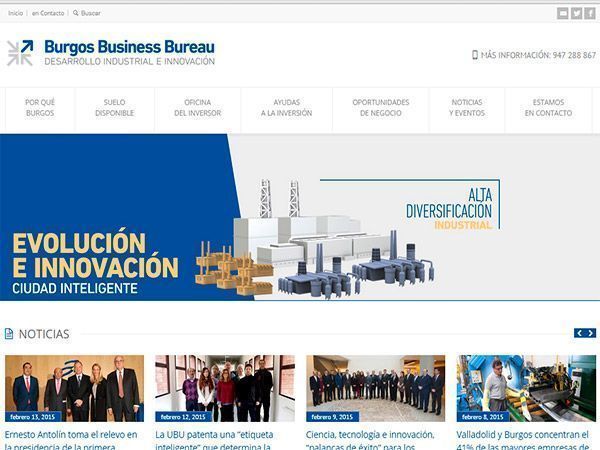 Burgos vende su atractivo industrial y económico en formato web