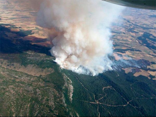 Imputado el supuesto autor del devastador del incendio de Cornudilla