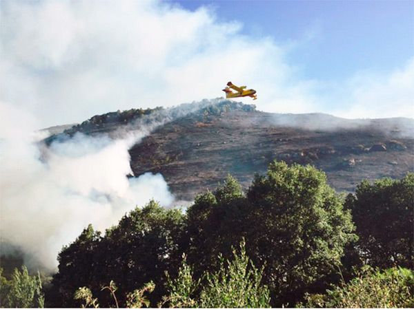 El agresivo incendio de Valderredibre está controlado