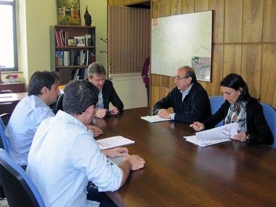 Lacalle, Berzosa, Fdez. Santos, Salinero y Bañeres se han reunido esta mañana. PCR