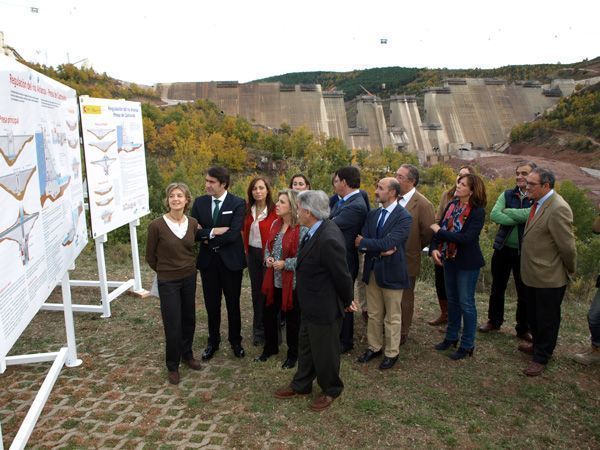 Las obras de la presa de Castrovido alcanzan el 80 por ciento de ejecución