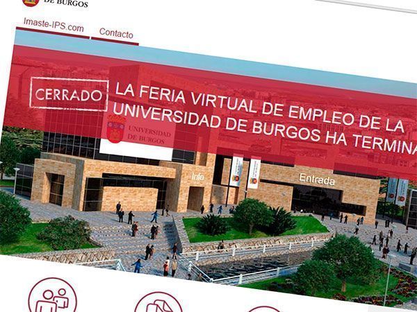 La Feria Virtual de Empleo de la UBU recibe 600 CV y más de 2.000 visitas