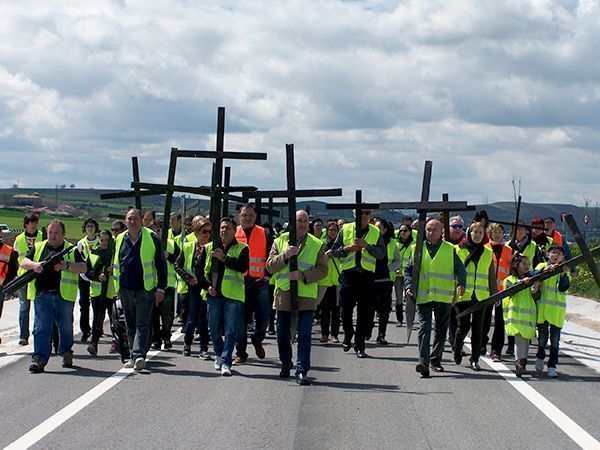 La Plataforma de la N-I anuncia nueva movilización para el domingo 22