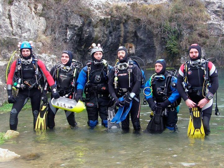 Diego Martínez sumergirá el Belén del Club Delfín Burgos en el Pozo Azul