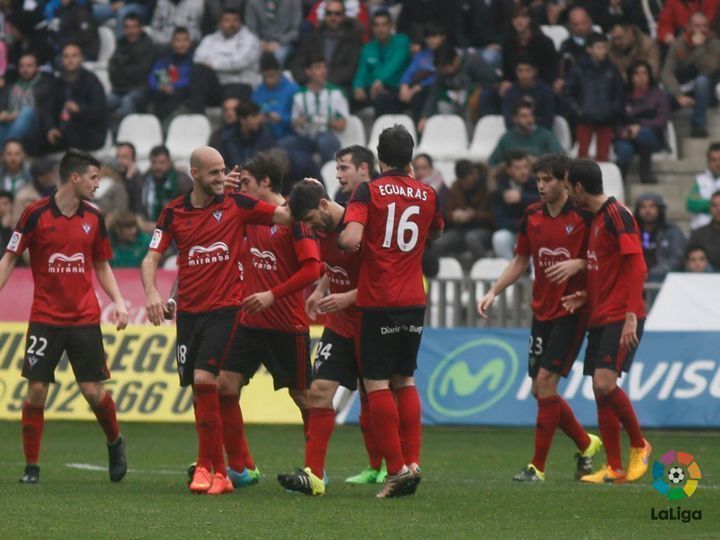 El Mirandés, en busca de los puestos de play off