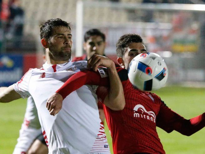 0-3. El Sevilla destroza el sueño copero del Mirandés