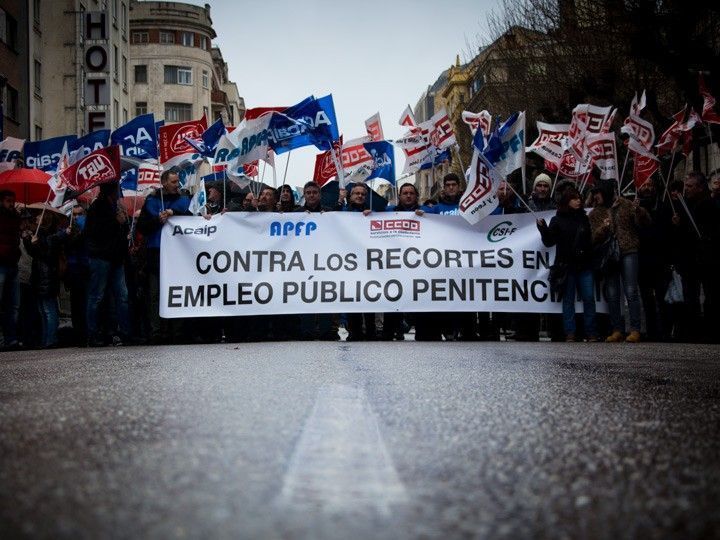 Los trabajadores de la prisión se movilizan para exigir más personal