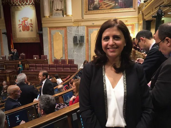Esther Peña, portavoz del PSOE en la Comisión de Emigración e Inmigración