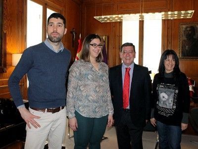 Varios representantes del Ayuntamiento de Lerma se han reunido con el presidente de la Diputación, César Rico. IAC