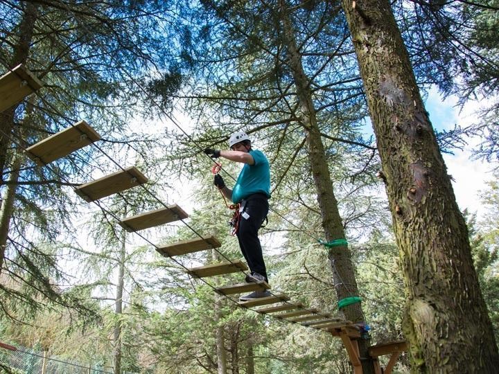 Abre al público el nuevo parque de cuerdas del Castillo