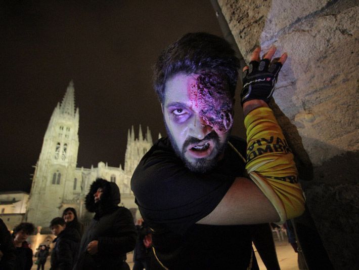 Burgos se convierte por una noche en el escenario de un apocalípsis zombi