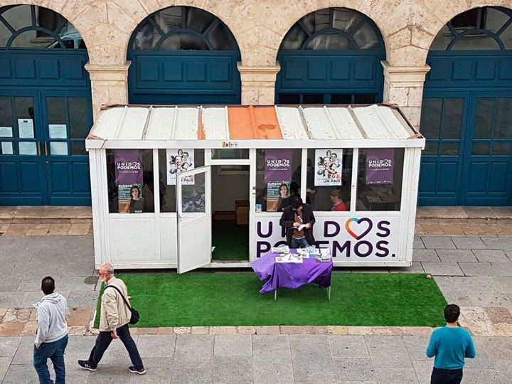 El Ayuntamiento no descarta sanciones a Unidos Podemos por la caseta “ilegal”