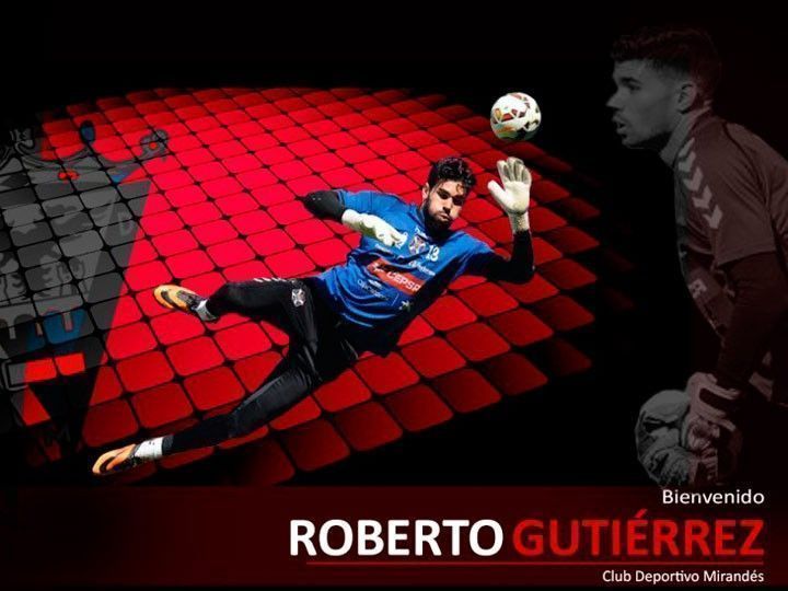 Roberto Gutiérrez afianza la portería del Mirandés