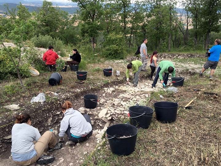 Buscando ‘sílex de Treviño’ en uno de los mayores complejos mineros del neolítico