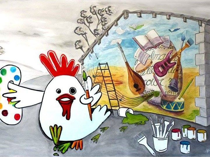 La localidad de Villángomez se visita a golpe de mural en el VII Pollogómez Folk