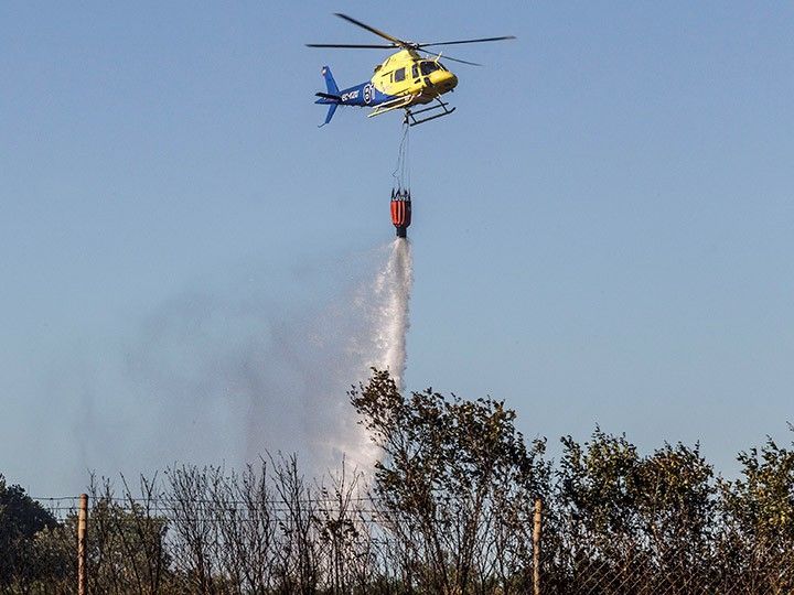 El PSOE pregunta por la “escasa” comida entregada en el fuego de Castañares