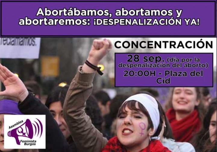 La Asamblea Feminista convoca a la lucha por el derecho pleno a abortar