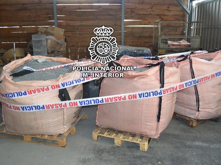 Desarticulada una red que comercializó ilegalmente 100 toneladas de virutas de aluminio