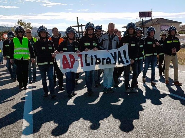 Contra una N-I que une “con sangre y asfalto fundido” Burgos y Miranda