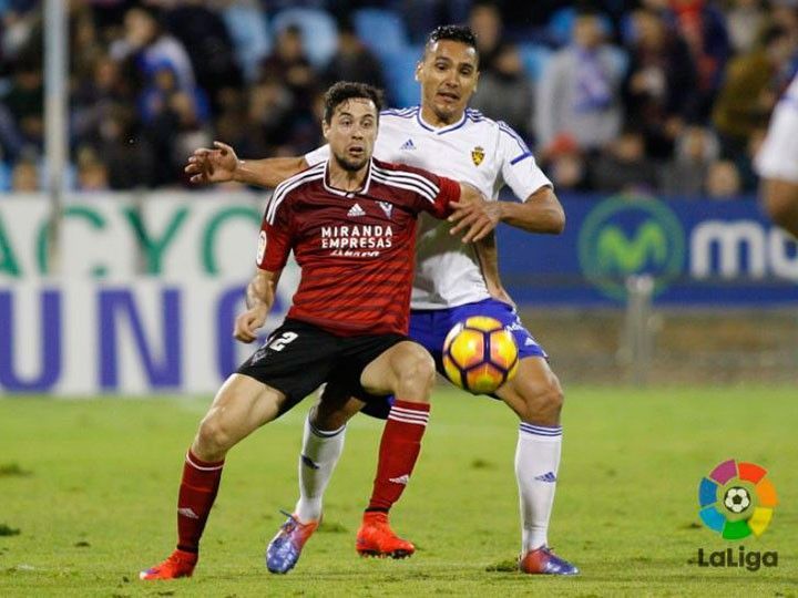 2-0. El Mirandés, caída libre hasta el descenso