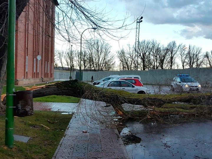 El 1-1-2 gestiona 82 avisos relacionados con el temporal en la provincia de Burgos