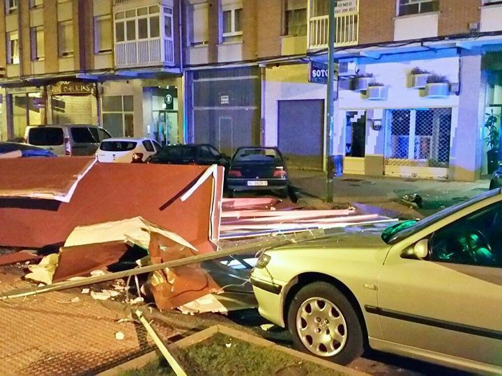 Más de 200 incidencias por viento sitúan a Burgos como la provincia más afectada