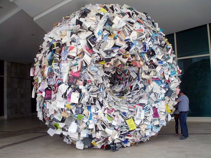 Alicia Martín creará una gran escultura compuesta por mil libros en Librarte 2017