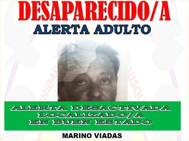 Localizado en buen estado Marino Viadas, el briviescano desaparecido