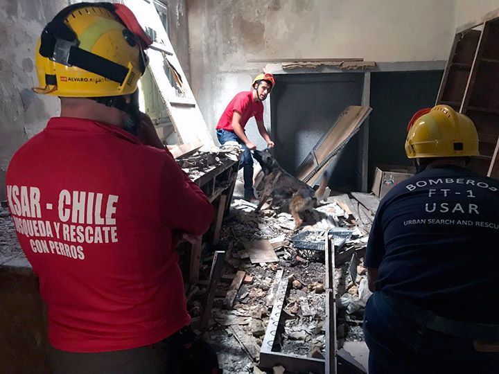 El GREM recibe a grupos de rescate de Chile y Perú para jornadas de formación