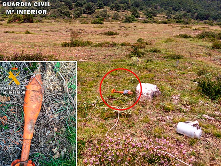 Destruyen una granada de instrucción para fusil en Valle de Losa