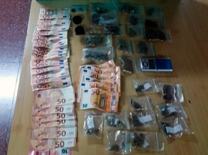 Sorprendido en un control en Pancorbo con droga lista para la venta