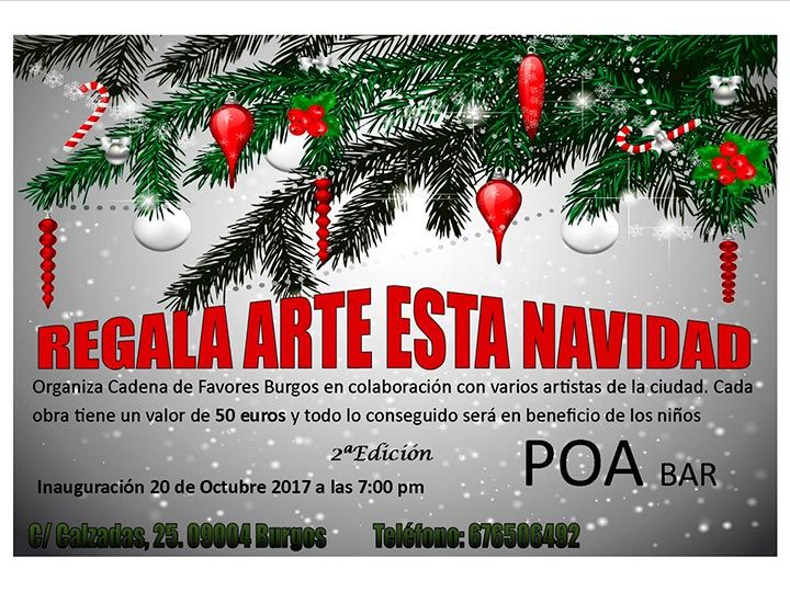 Una exposición recaudará fondos para la campaña de juguetes de Cadena de Favores