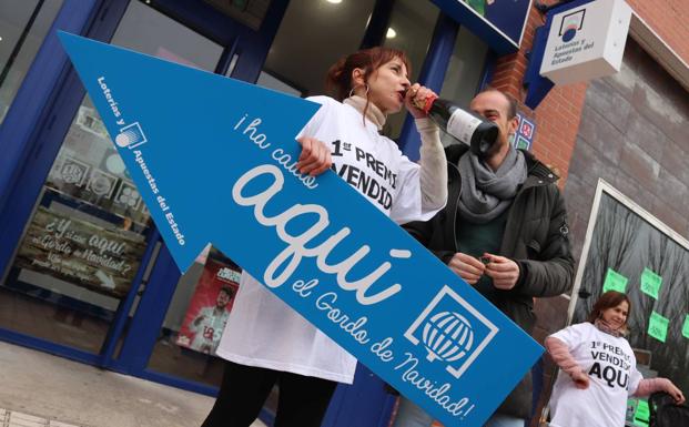 El Gordo sonríe a Burgos con su paso por Gamonal