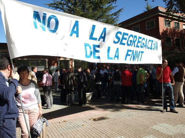 Los trabajadores de la FNMT, en contra de la segregación