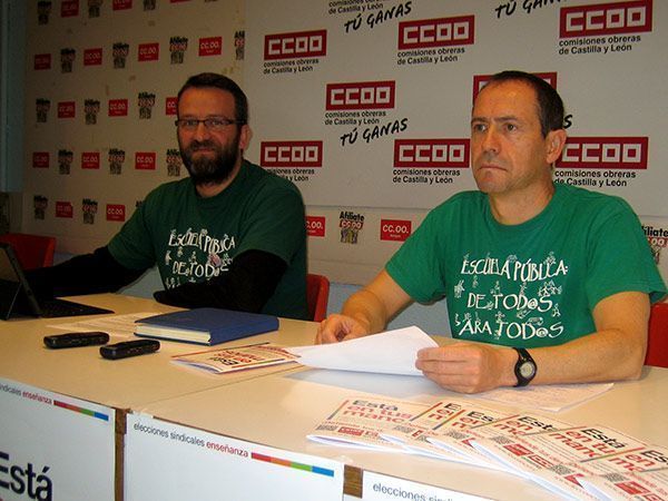 CC.OO luchará por los derechos de los profesores en la Junta de Personal